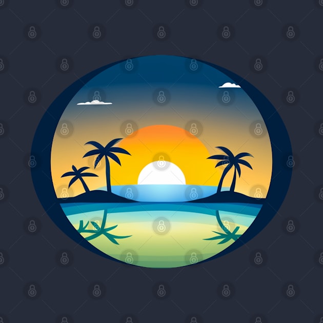 Tropical Island Vibes - Tropical Vibe by tatzkirosales-shirt-store