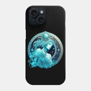 Aquarius Star Sign Beauty Phone Case