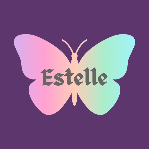 Estelle rainbow butterfly by D E L I C A R T E