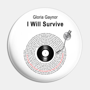 I WILL SURVIVE LYRICS ILLUSTRATIONS Pin