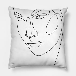 surmise - single line beauty Pillow