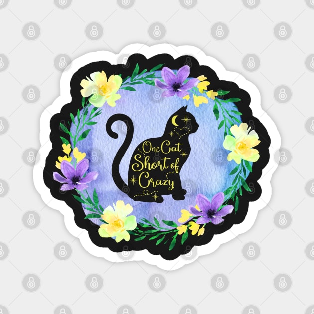 Crazy About Cats Magnet by sarahwainwright