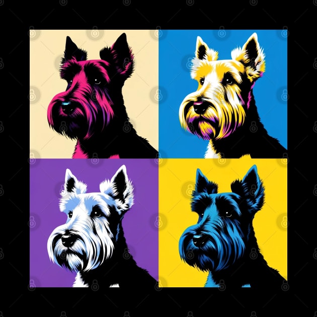 Scottish Terrier Pop Art - Dog Lover Gifts by PawPopArt