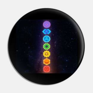 7 Chakras Pin