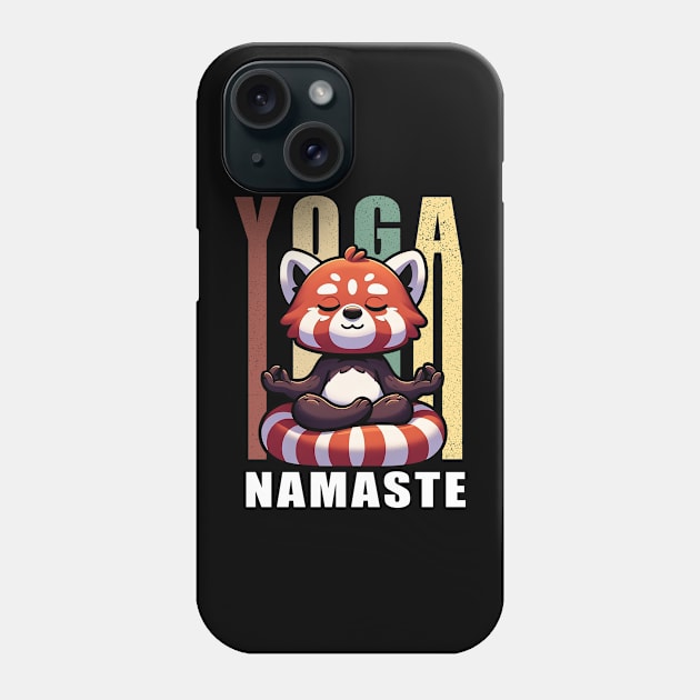 Panda Yoga Meditation Namaste Phone Case by MasutaroOracle