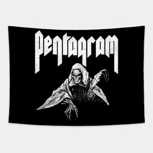 Pentagram Band Tapestry