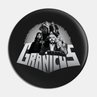 Granicus (black and white) Pin