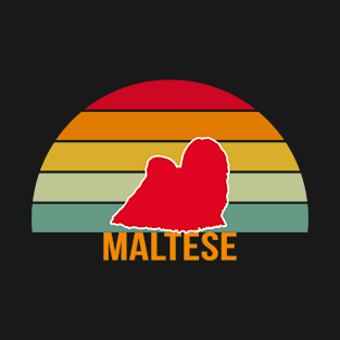 Maltese Vintage Silhouette T-Shirt