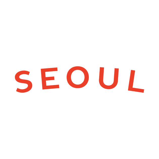 Seoul City Typography by calebfaires