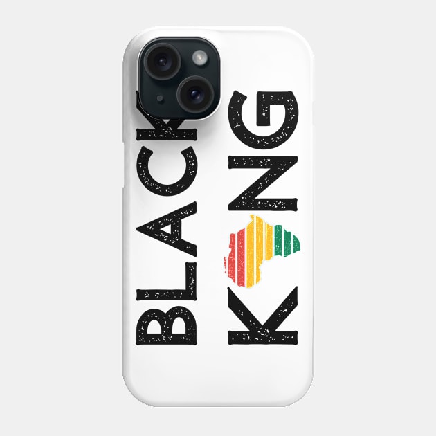 Black King African Reggae Rasta Colors Jamaica Phone Case by Yaad Man