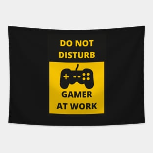 DO NOT DISTURB GAMER AT WORK Tapestry