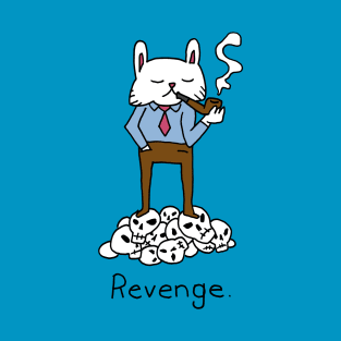 Revenge Bunny Quite Satisfied with His Skull Trophies and New Tobacco Blend T-Shirt