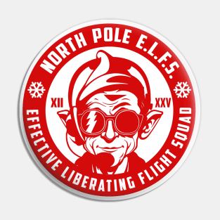 North Pole E.L.F.S. (Red) Pin