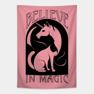 Believe in Magic - Unicorncat Tapestry