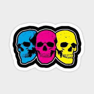 CMY Skulls Magnet