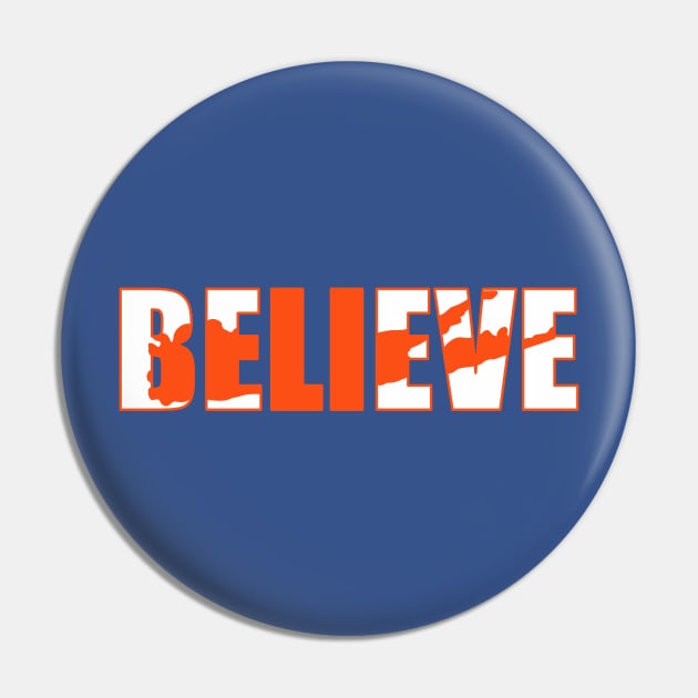 Believe Pin by Lightning Bolt Designs