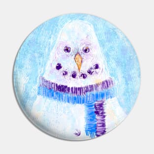 Christriangle Snowman Pin