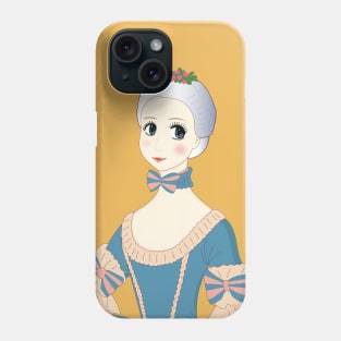 Young Marie Antoinette - Vintage Manga Style Phone Case