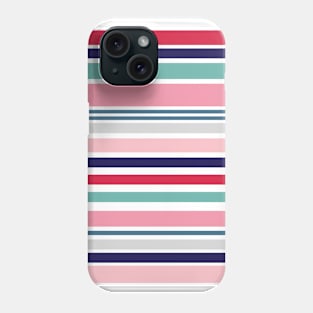 Colorful horizontal stripes Phone Case