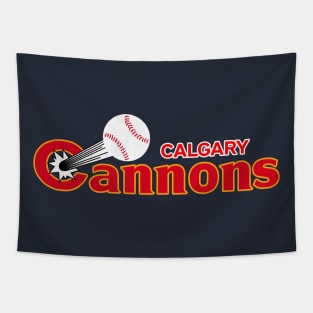 Classic Calgary Cannons Baseball Tapestry