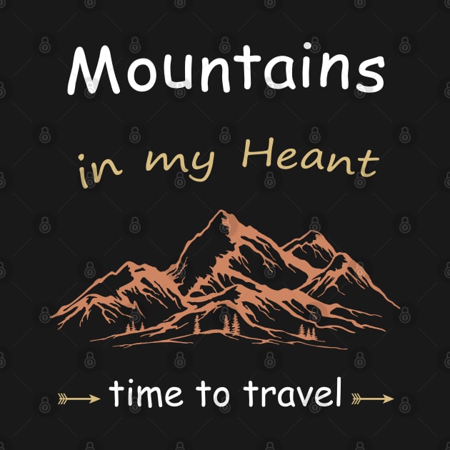 Mountains in my heart, travel time by SwetlanaArt