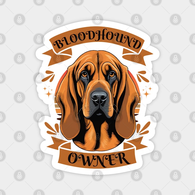 Bloodhound Magnet by Pearsville