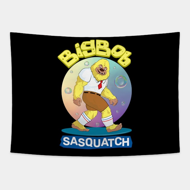 Bigbob Sasquatch Tapestry by Jay Diloy