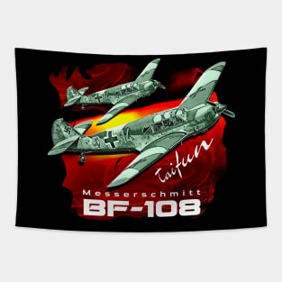 Messerschmitt ME-108 LuftwaffeWW2Fighter Aircraft Tapestry