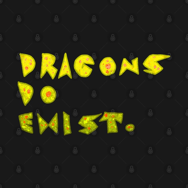 Dragons do Exist stickers by KO-of-the-self