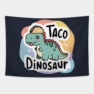 Taco Dinosaur Tapestry