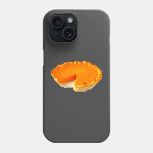 Pixel art pumpkin pie Phone Case