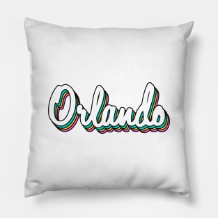 Retro Orlando Pillow