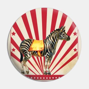 Vintage Circus Zebra Pin