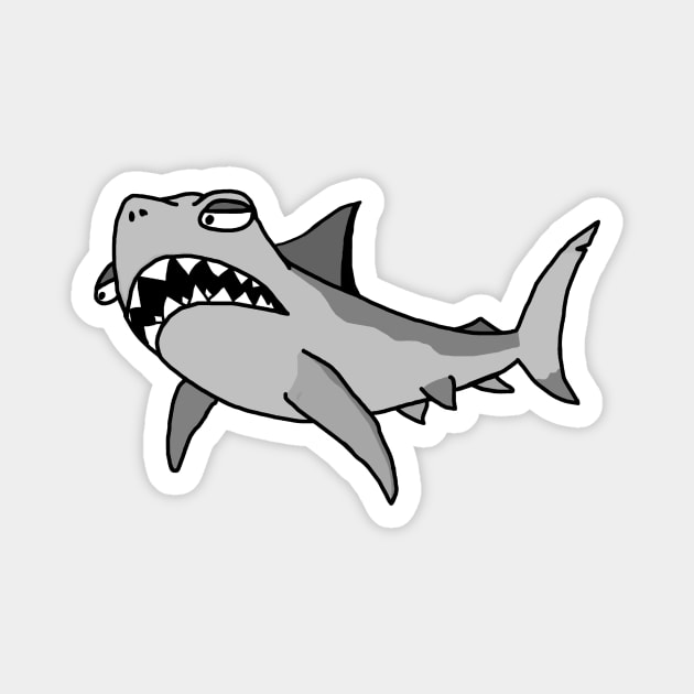 Cartoon Shark Magnet by imphavok