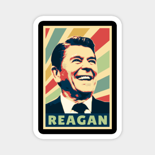 Ronald Reagan Vintage Colors Magnet