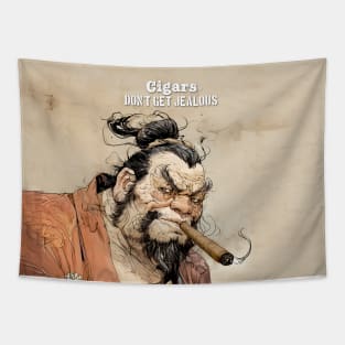 Puff Sumo: "Cigars Don't Get Jealous" Tapestry