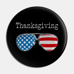 AMERICA PILOT GLASSES THANKSGIVING Pin