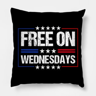 Free On Wednesdays Funny Biden Pillow