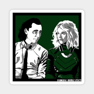 Loki & Sylvie Magnet