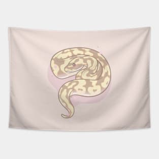 Normal Ball Python Original Illustration Tapestry