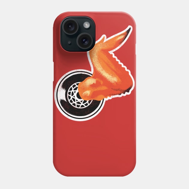 Hot Wings (black variant) Phone Case by toadyco