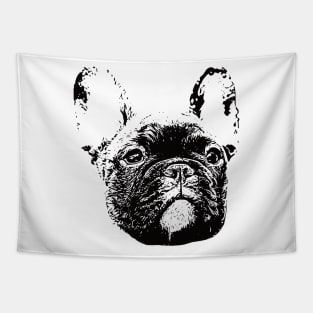 French Bulldog Face Design - A Frenchie Christmas Gift Tapestry