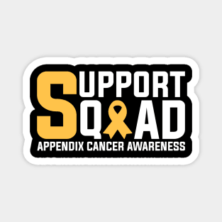 Appendix Cancer Awareness Support Squad Magnet