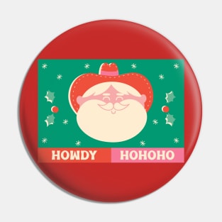 Howdy HoHoHo Pin