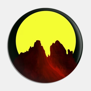 The bright yellow sun Pin