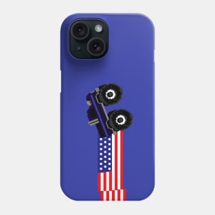 8 bit American Monster Truck Phone Case