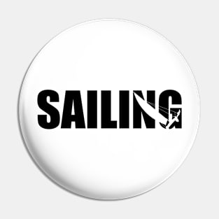 Catamaran with sailing Pin