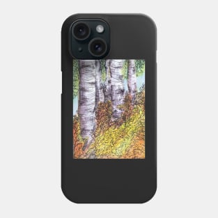 Birch Trees Phone Case