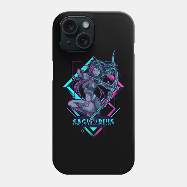 Zodiac SAGITARIUS NEON Series Phone Case by ZODIAC HOLIC