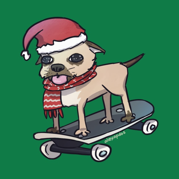 xmas chihuahua by alexapdos